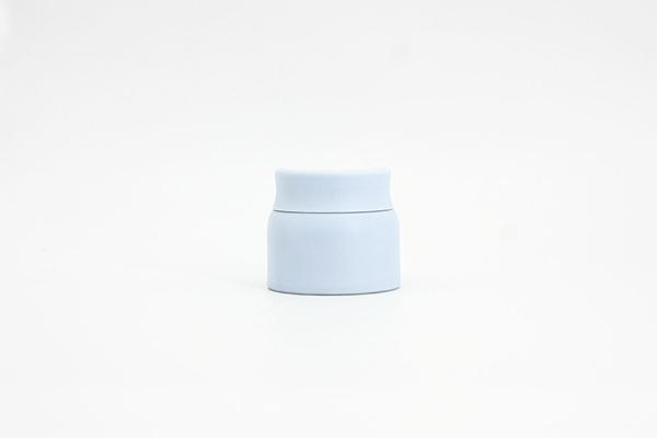 Quality HDPE Plastic Blue10g 50ml Empty Face Cream Jars for sale