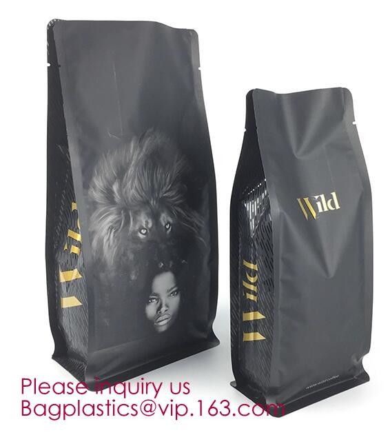 Transparent bopp/opp square block bottom bags with side gusset,Bopp Block Square Bottom Bag,Clear Square Bottom Bags,Can