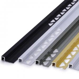 Buy cheap Wall Floor Aluminium Tile Strip Corner Protect Decoration Edging Trim product