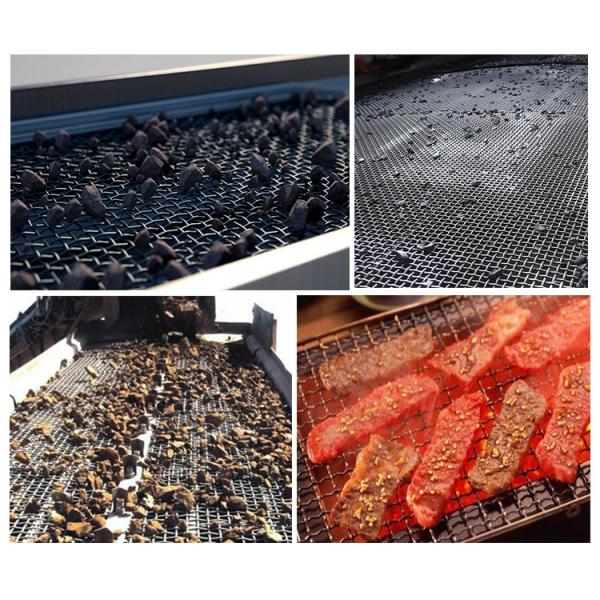 OEM Crimped Woven Vibrating Screen Crimped Wire Mesh Square Hole