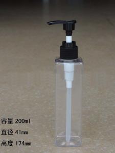 200ML Cube Cosmetic PET/HDPE Bottles With the scale Supplier Lotion bottle, Srew cap