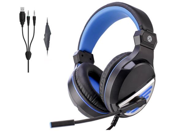 Quality Omnidirection Microphone Illumination Gaming Headset 2x3.5 Plug 110dB for sale