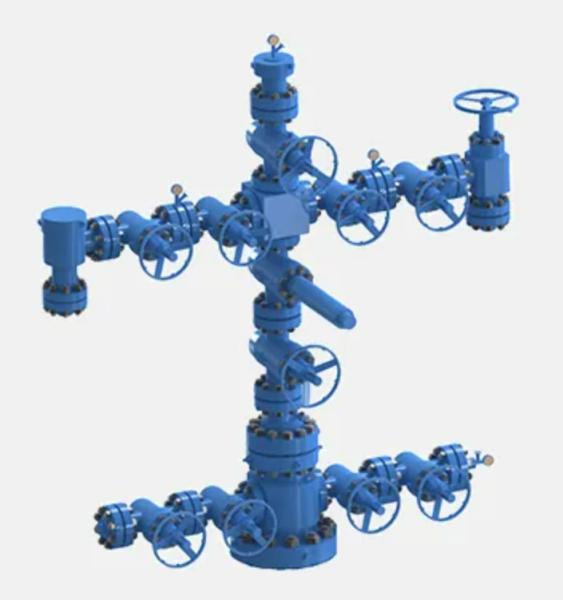 Quality API Approved Oil Gas Drilling Equipment Forging Wellhead And Christmas Tree for sale
