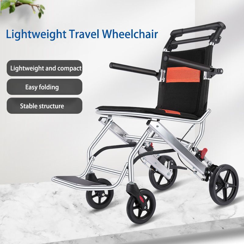 Versatile Folding Manual Wheelchair for Seniors on The Go
