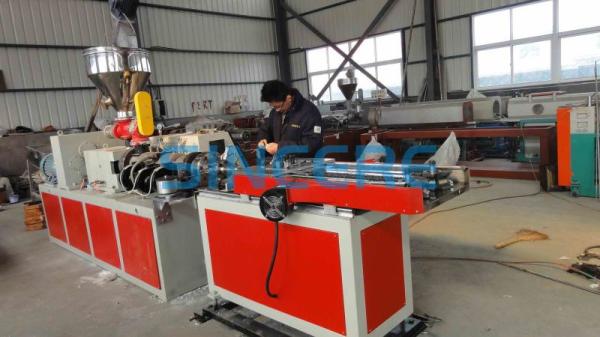 High Speed PP PE Single Wall Corrugated Conduit Pipe Extrusion Line