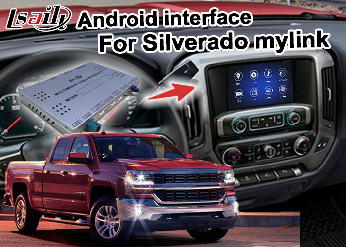 Android 9.0 navigation box for Chevrolet Silverado video interface with rearview WiFi video mirror link
