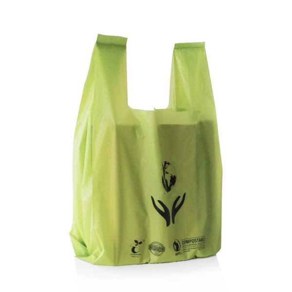 Side Gusset Biodegradable Shopping Bag 50l Compost 15 Micron