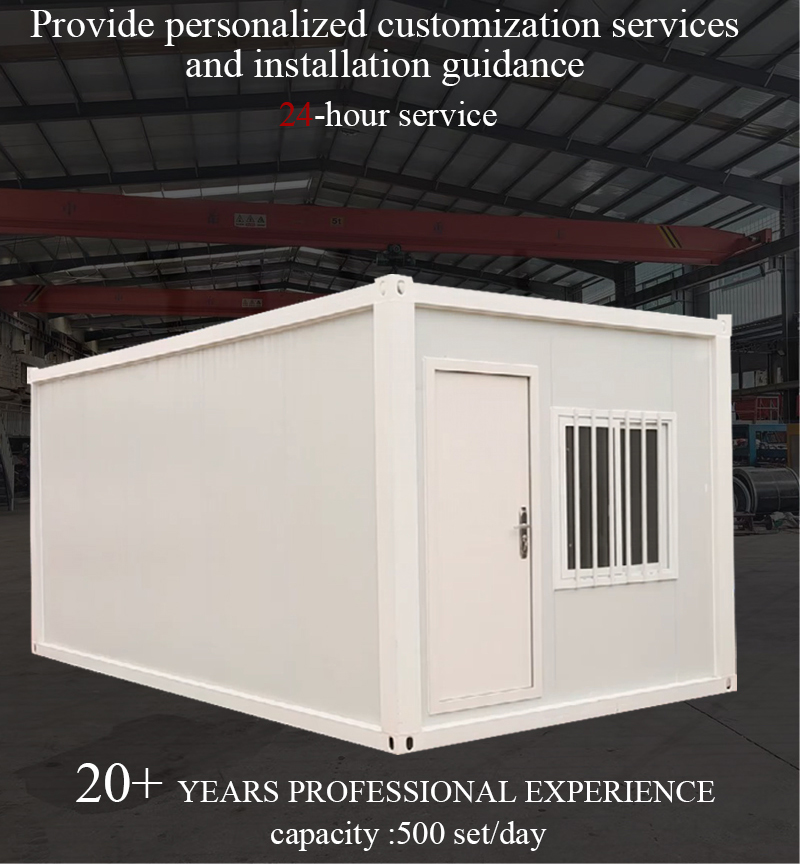 Customized Steel Apartment 20ft 40ft Flat Pack Container Portable Container Home House