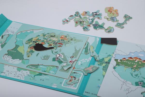 Quality Customized Magnetic Educational Jigsaw Puzzle Chinese Map Non Toxic for sale