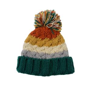 China Mixed Soft Winter Flex Fit Knitted Beanie Hat Polyester Material on sale