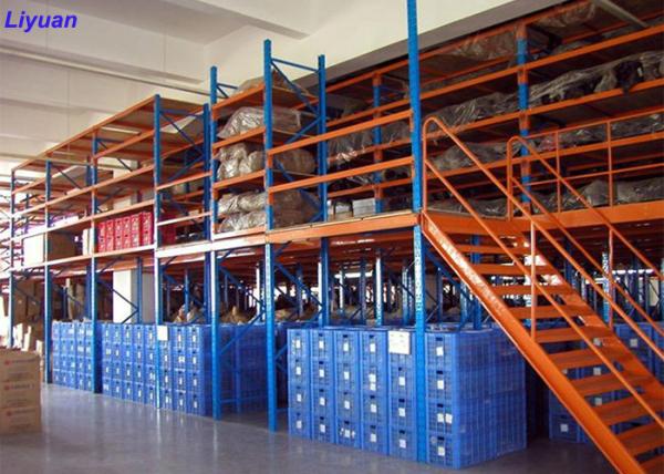 Quality Stronger Structure Mezzanine Racking System Steel Platform Shelve Robot Welding for sale