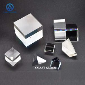 China High Precision Dichroic Optical Glass Prism Cube Beam Splitter on sale