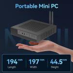 Single LAN DDR4 Mini PC Inte Core I7 1255U And Celeron Series