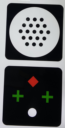 Decimal Type Four Hole 5m 16.4 Feet Vision Test Chart