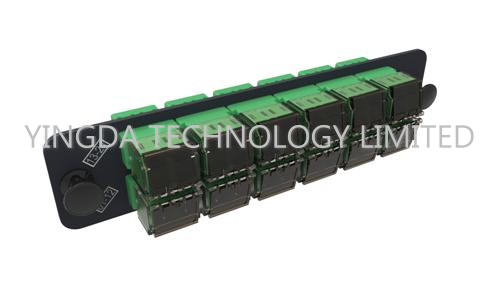 ABS LC UPC SM SX LC / PC Fiber Optic Adaptor Simplex Single Mode Coupler