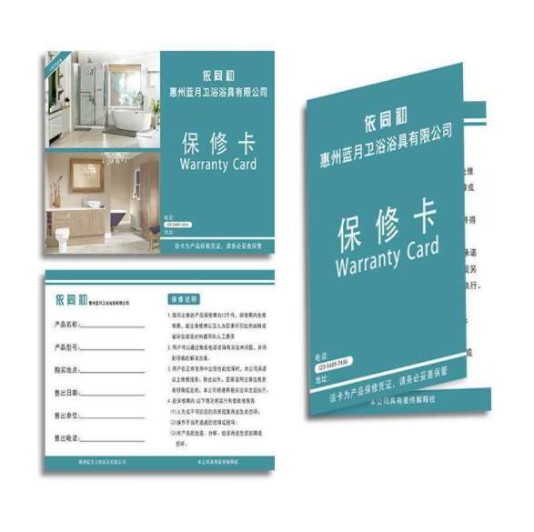 Quality ODM Quality Assurance Card CMYK Pantone Color Customized Shape for sale