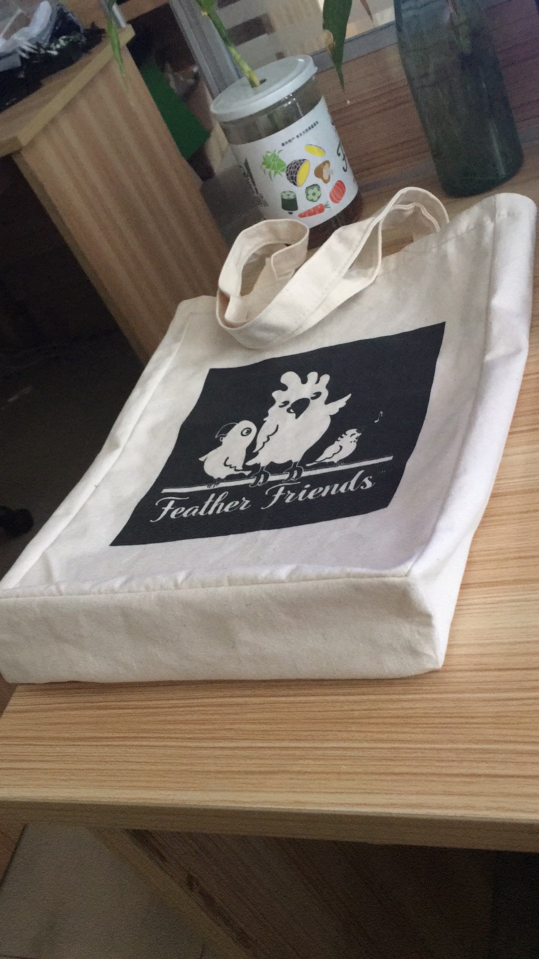 Reusable Grocery Shopping Foldable Canvas Tote Bag