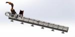 Robot Linear Track 350KG/m Automatic Production Line Mounting Position