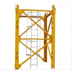 Mast section with Potain style
