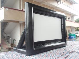 China Outdoor Inflatable Movie Screen 0.55mm PVC Tarpaulin Movie Screen on sale