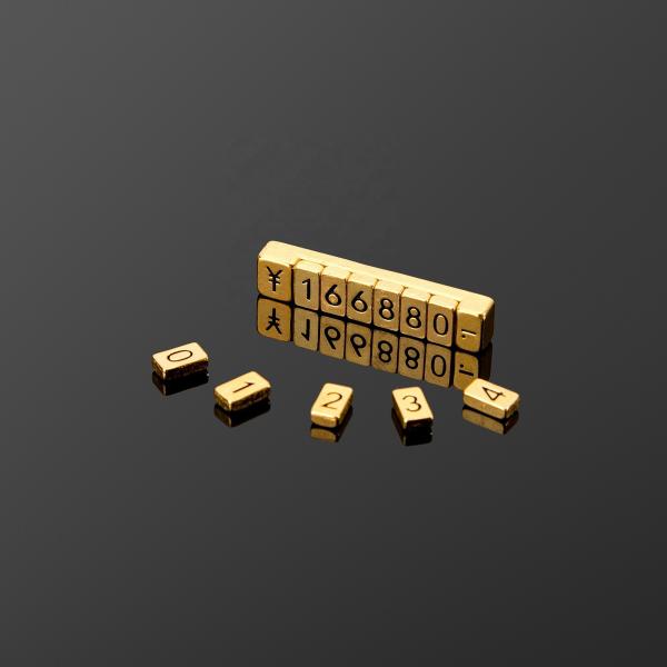 Metal Pricing Cube for wine tea supermarkets bakeries and other price displays