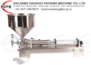 China Multipurpose Semi Automatic Paste Filling Machine 10-100ml High Efficiency on sale