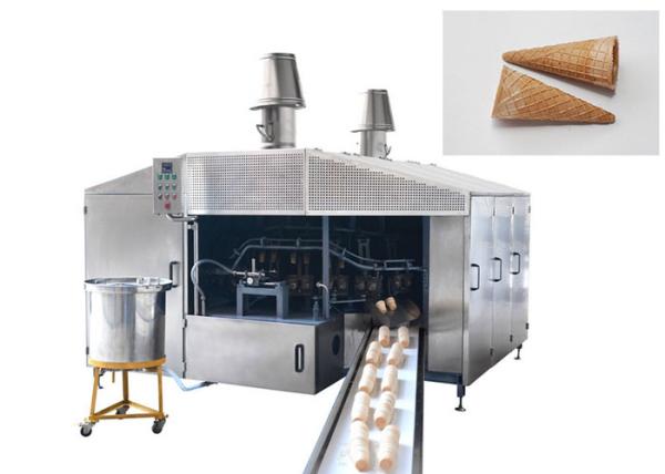 Custom Professional Waffle Cone Maker With Touch Screen Display , Fully