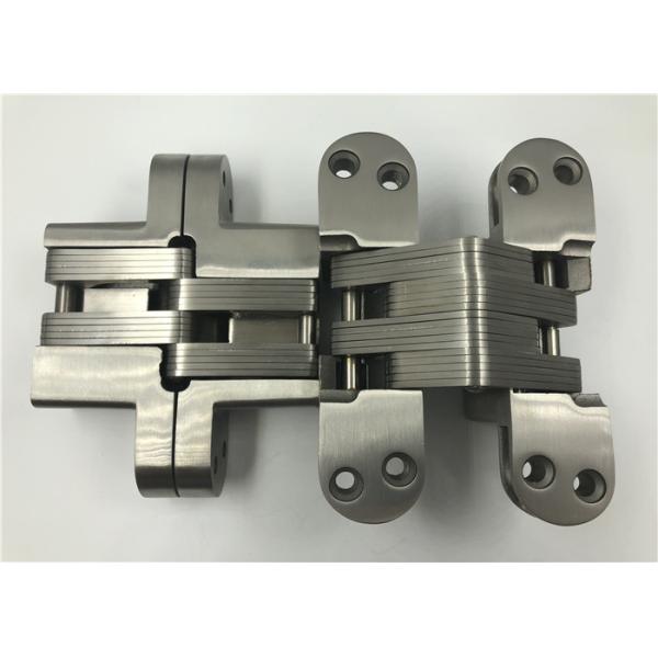 Polished Heavy Duty Hidden Door Hinges , Self Closing Concealed Hinges