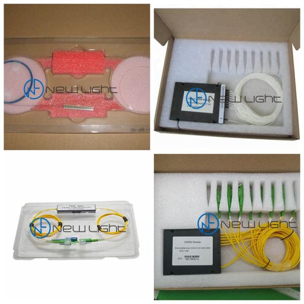 SC APC Fiber Optic WDM Wavelength Division Multiplexer with Low Insertion Loss High Isolation and Compact Design