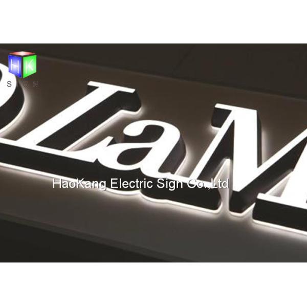 High Brightness Led Channel Letters , Custom Backlit Channel Letter Signs