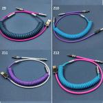Sectional Type Keyboard USB Type-C Cable Audio Connector Coupling For Mechanical