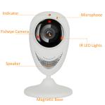EC8 HD 720P Mini Wifi IP Camera Wireless P2P Baby Monitor Network Remote CCTV