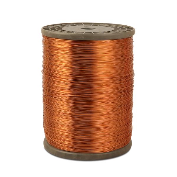 Ultra-fine Enameled Wires 0.15mm Polyesterimide Enameled Round Copper Wires with Self Bonding Layer.