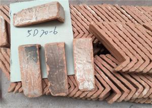 China Culture Surface Clay Brick Tiles , Quoined Brick Corners For Indoor / Outdoor Wall on sale