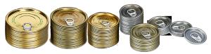 Custom Smooth Tinplate Easy Open Ends For Canned Food In Silver Or Custom Colors