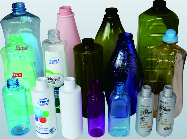 Automatic 2, 4, 6, 8 blowing machine for shampoo liquid soap dishwasher detergent lotion cream bottles jars