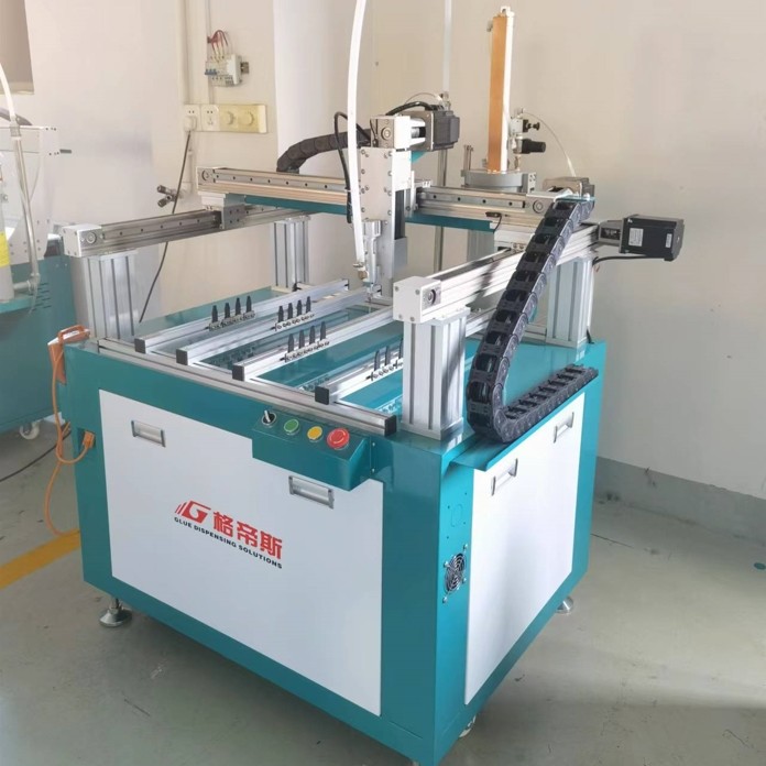 Automatic Glue Potting Machine 2000W AB Glue Dispenser 220V With Meter Pump