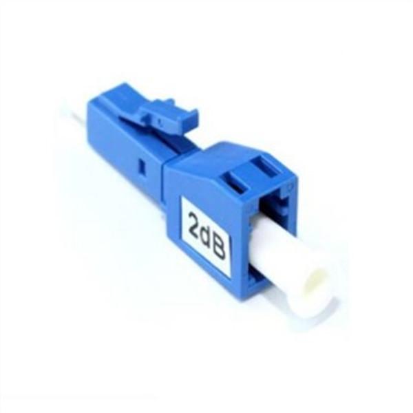 Quality Small Size Fiber Optic Singlemode LC Attenuator 5dB Plug Type Doped for sale