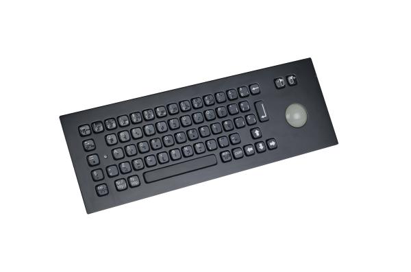 Quality Compact Black Titanium Industrial Metal Keyboard With 69 Keys for sale