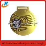 Custom die cast medals with gold silver copper plated medals