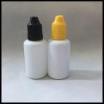 30ml White Plastic Bottles PET Dropper Bottles Empty E Liquid Bottles