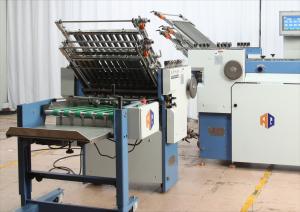 Buy cheap PLC Controlled Large Format Paper Folding Machine For Printing Industry OEM product