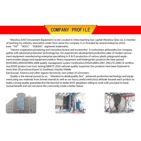 Easy To Install Plastic Toddler'S Play Area Slide High Safety Bright