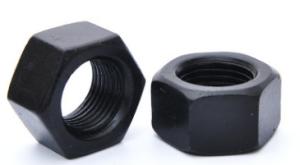 Rust Proof Hex Head Nut Black Grade 2 Cold Forging / Hot Forging Process