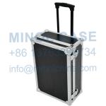 Aluminum Tool ABS Panel Universal Rolling Flight Case With Trolley