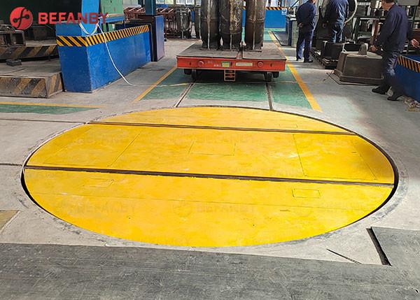 Quality Q235B Steel Train Station Move Locomotive Turntable for sale