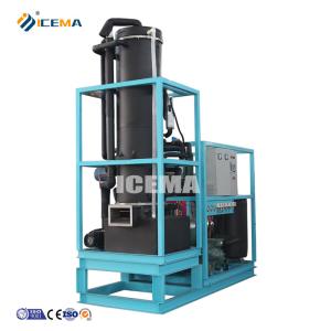 Bitzer Compressor 15 Ton Ice Tube Machine for Ice Production in Industrial Setting