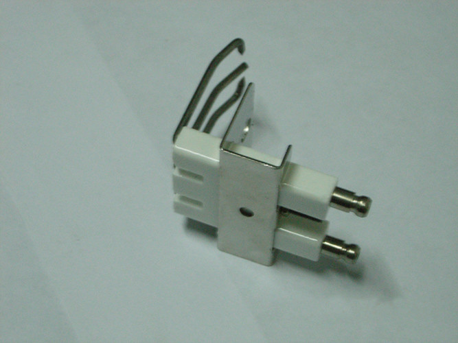 Ceramic Electric Ignition Electrodes 3 Pin For Powder Coating Oven