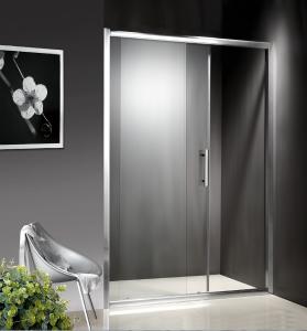 China 1200-1800X1950mm Replacement Sliding Glass Shower Doors , Shower Cubicle Doors With Double Wheels on sale