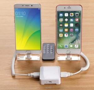 Buy cheap COMER 2port alarm controller system for cell phone charging stand security product